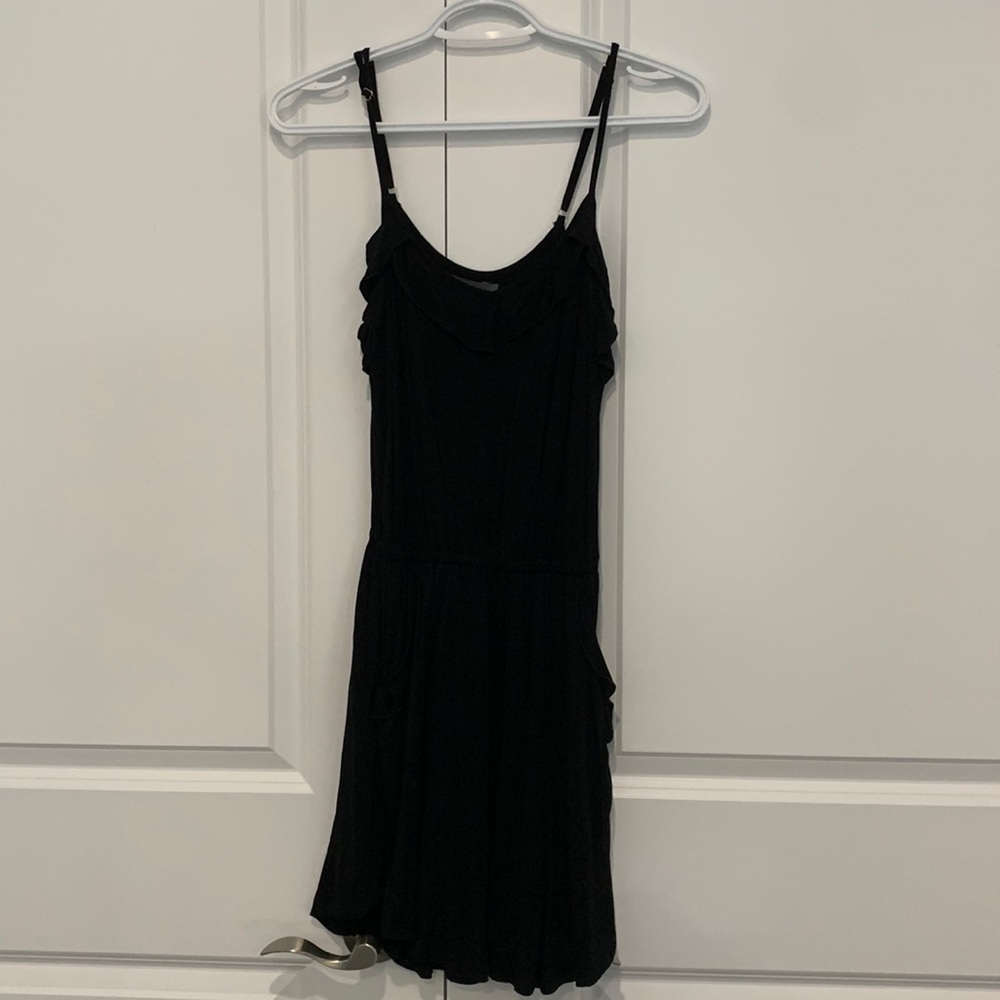 Costa Blanca Like New Black Spagetti Strap Dress